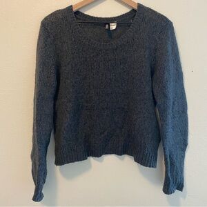 H&M Charcoal Women's Crew Neck Sweater